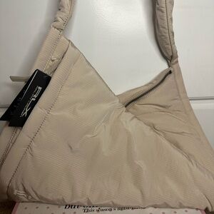 Ralph Lauren Sport Tan Puffer Ski Purse